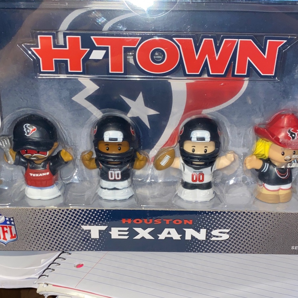 Fisher price little people Houston Texans football collector set